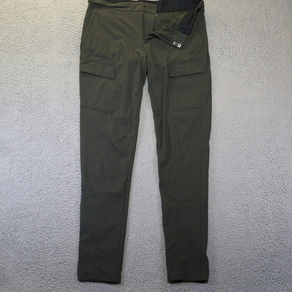 Athleta Headlands Hybrid Cargo II Tights Dark Olive Green Pants 12T Tall